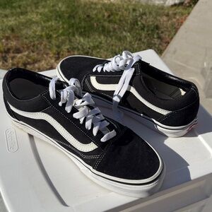 Vans Black and White Sneakers
